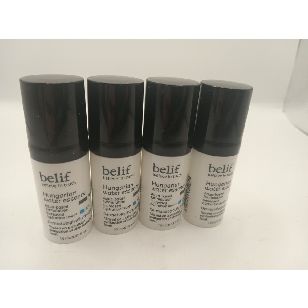 belif Believe in Truth Hungarian Water Essence 10 ml / .33 oz ea Lot of 4
